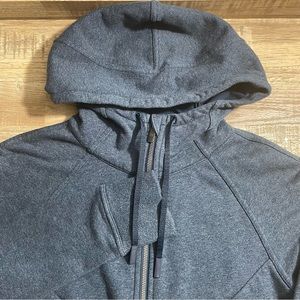 Lululemon Huddle & Hustle Hoodie Sweater Heathered Speckled‎ Jet Blue Women's 8